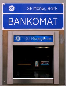 Bankomat in Tschechien Cheb