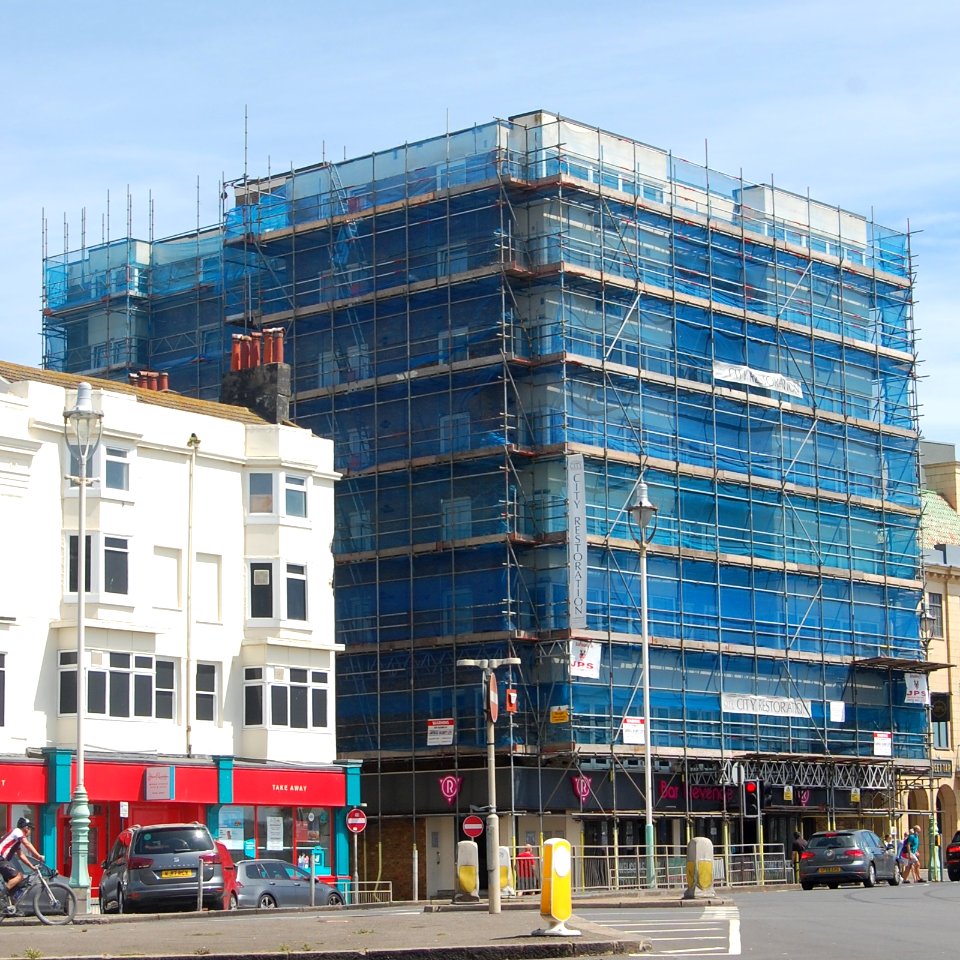 Bar Revenge and The Albemarle flats, Marine Parade, Brighton (July 2020)