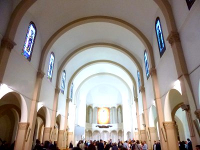 Barcelona - Distrito de Sant Andreu, Barrio de La Sagrera, Iglesia del Crist Rei de Sant Andreu 10