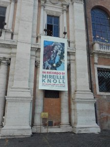 Banner Mireille Knoll in Rome