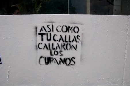Banner at demonstrations and protests against Chavismo and Nicolas Maduro government 31