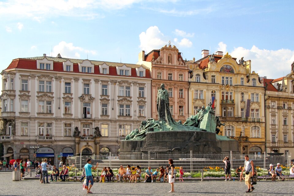 Statues prague czech republic