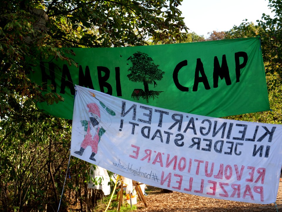 Banner at "HambiCamp"