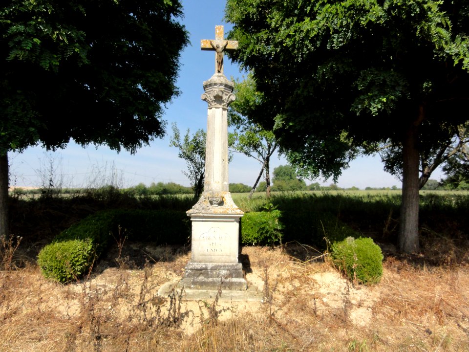 Bannoncourt (Meuse) croix de chemin nord