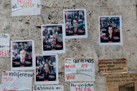 Banner at demonstrations and protests against Chavismo and Nicolas Maduro government 40