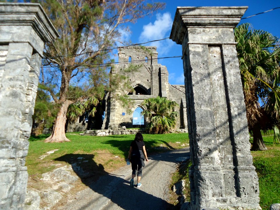 Bermuda (UK) image number 130 unfinished church in town of St. George's