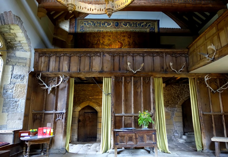 Banqueting Hall, Haddon Hall - Bakewell, Derbyshire, England - DSC02566