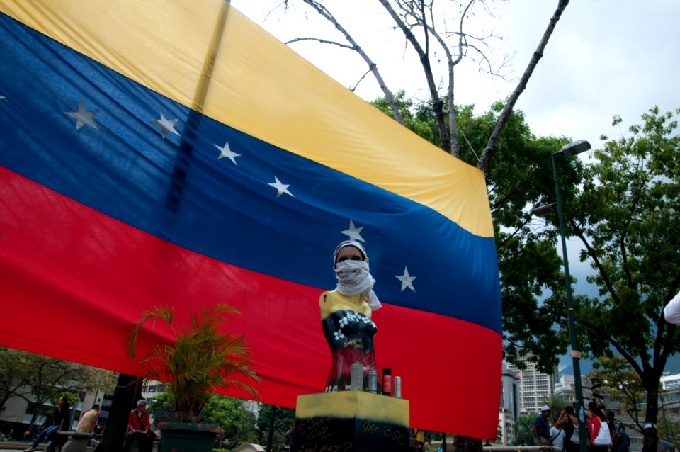 Banner at demonstrations and protests against Chavismo and Nicolas Maduro government 41