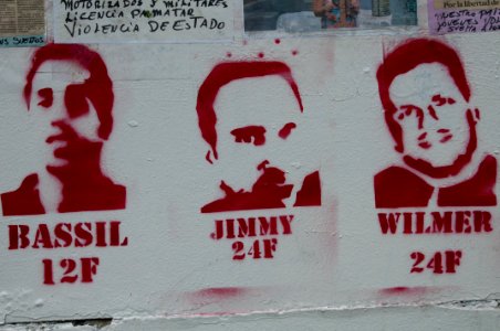 Banner at demonstrations and protests against Chavismo and Nicolas Maduro government 27