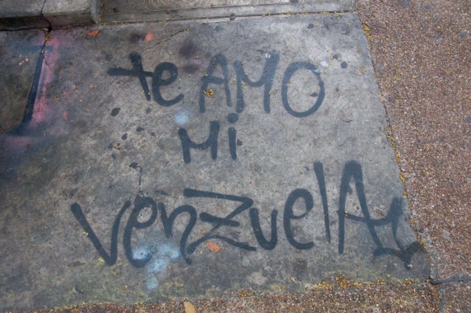 Banner at demonstrations and protests against Chavismo and Nicolas Maduro government 42