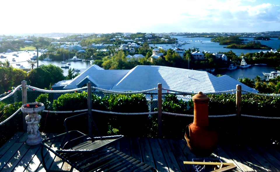 Bermuda (UK) image number 125 view from a house in Pembroke looking toward Hamilton Harbor