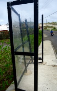 Bermuda (UK) image number 266 bus stop damaged probably by hurricane photo