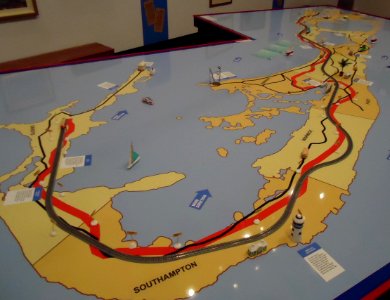 Bermuda (UK) image number 256 an interactive display map for young children to learn about Bermuda