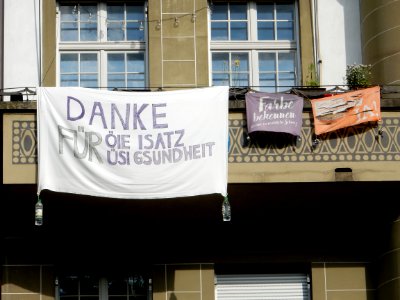 Bern Covid-19 Danke an Gesundheitspersonal