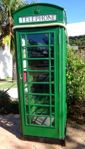 Bermuda (UK) image number 253 telephone booth still in operation photo