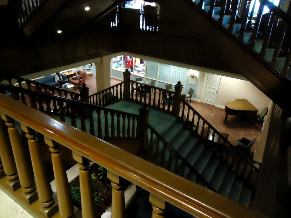 Bermuda (UK) image number 111 Lobby with staircases at Princess Hotel in Warwick Parish