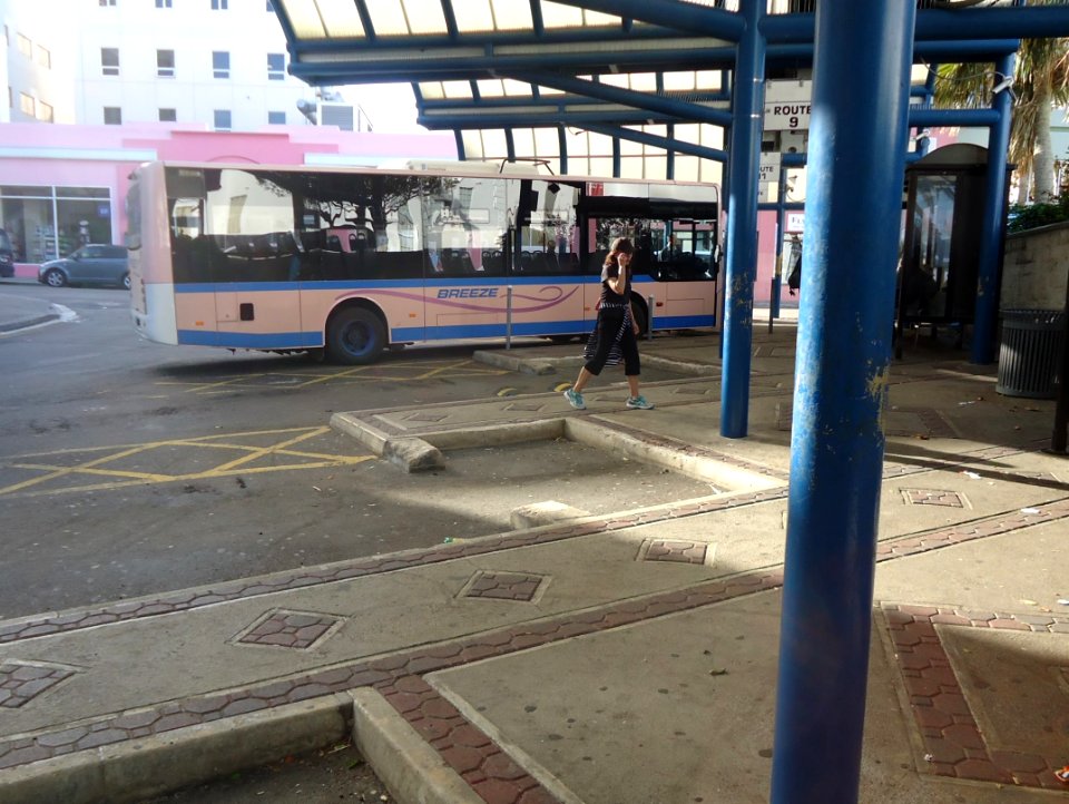 Bermuda (UK) image number 223 bus station in Hamilton