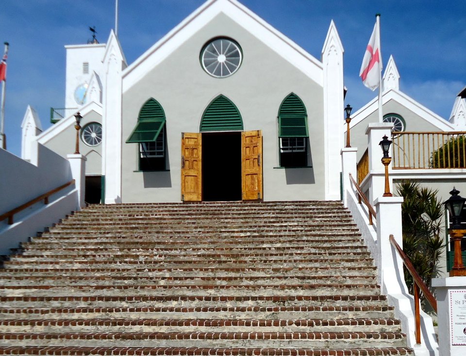 Bermuda (UK) Number 167 church at town of St. George's