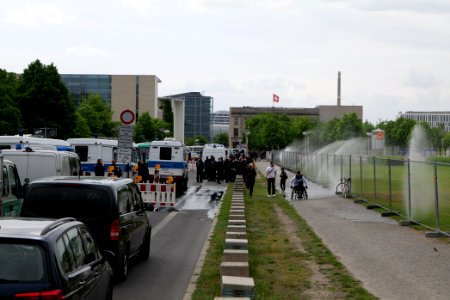 Berlin during protest 2020-05-23 22
