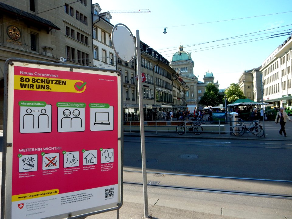 Bern Covid-19 im öffentlichen Raum 11