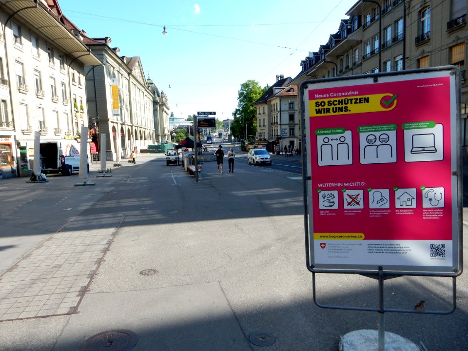 Bern Covid-19 im öffentlichen Raum 5