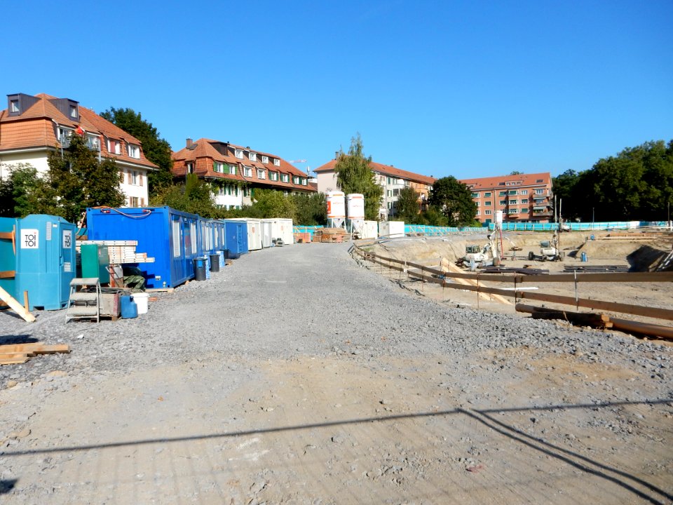 Bern Huebergass Baustelle