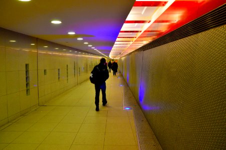 Berlin connecting pedestrian tunnel - Maeusetunnel photo