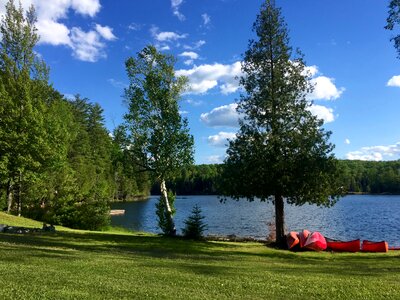 Nature lake sky