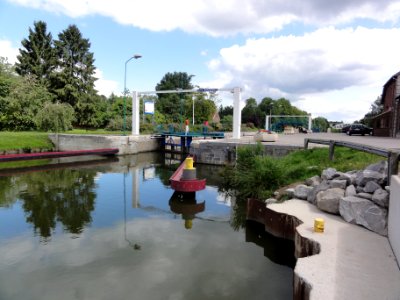 Berlaimont (Nord, Fr) Écluse 4 de la Sambre