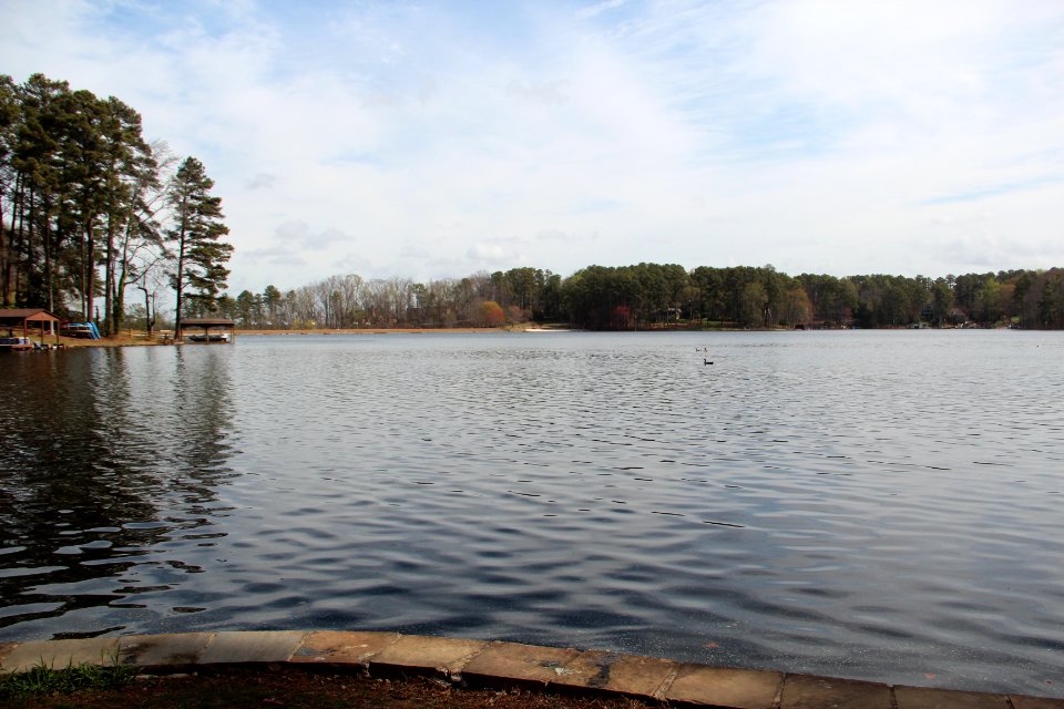 Berkeley Lake lake, Georgia, March 2017