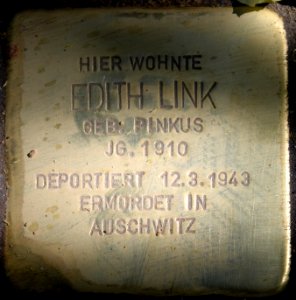 Berlin Stolperstein Edith Link