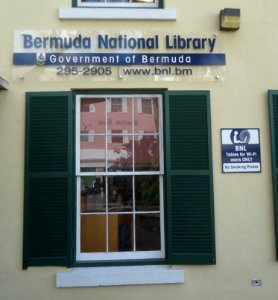 Bermuda (UK) photos number 52 sign above Bermuda National Library