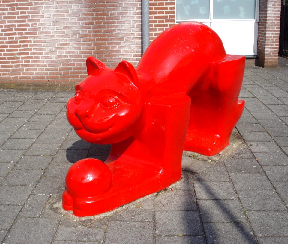 Bergen op zoom kunstwerk poes