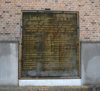 Bergen op zoom verzetsmonument 1940-1945