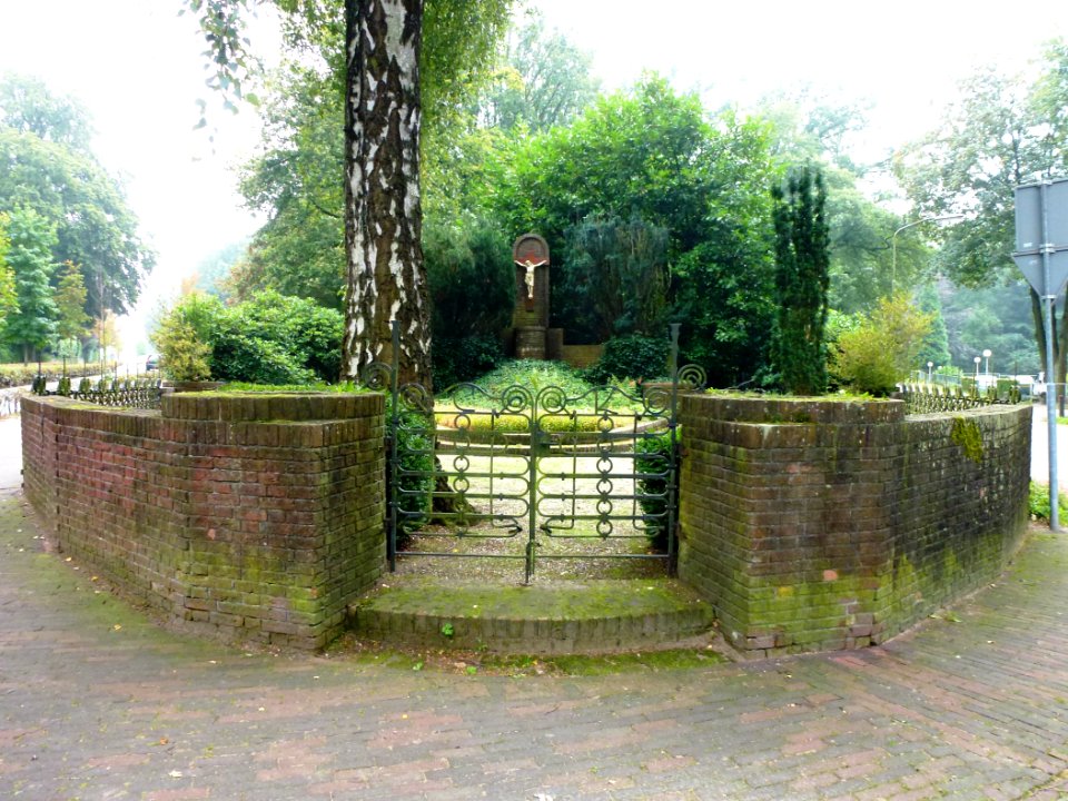 Berg en Dal (Groesbeek) Oude Kleefsebaan bij 2-4 wegkruis (overzicht)