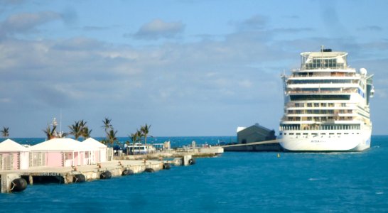 Bermuda (UK) image number 423 cruise ship AIDA docked near the Bermuda National Museum photo