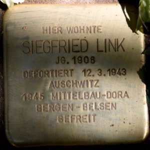Berlin Stolperstein Siegfried Link