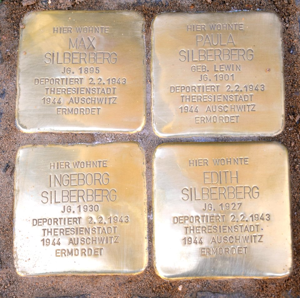 Berlin Stolpersteine Silberberg
