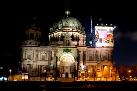 Berliner Dom at night 2021-01-17 03