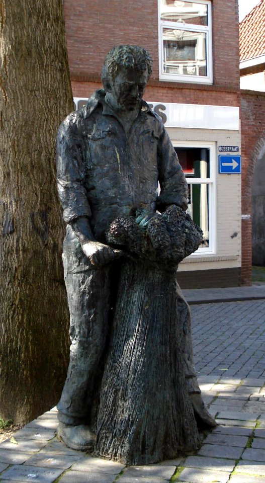 Bergen op zoom kunstwerk vlasbinder