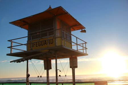 Beach summer sunrise