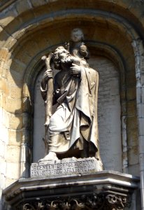 Bergen op zoom kunstwerk sint-christoffel