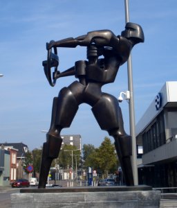 Bergen op zoom kunstwerk de racer