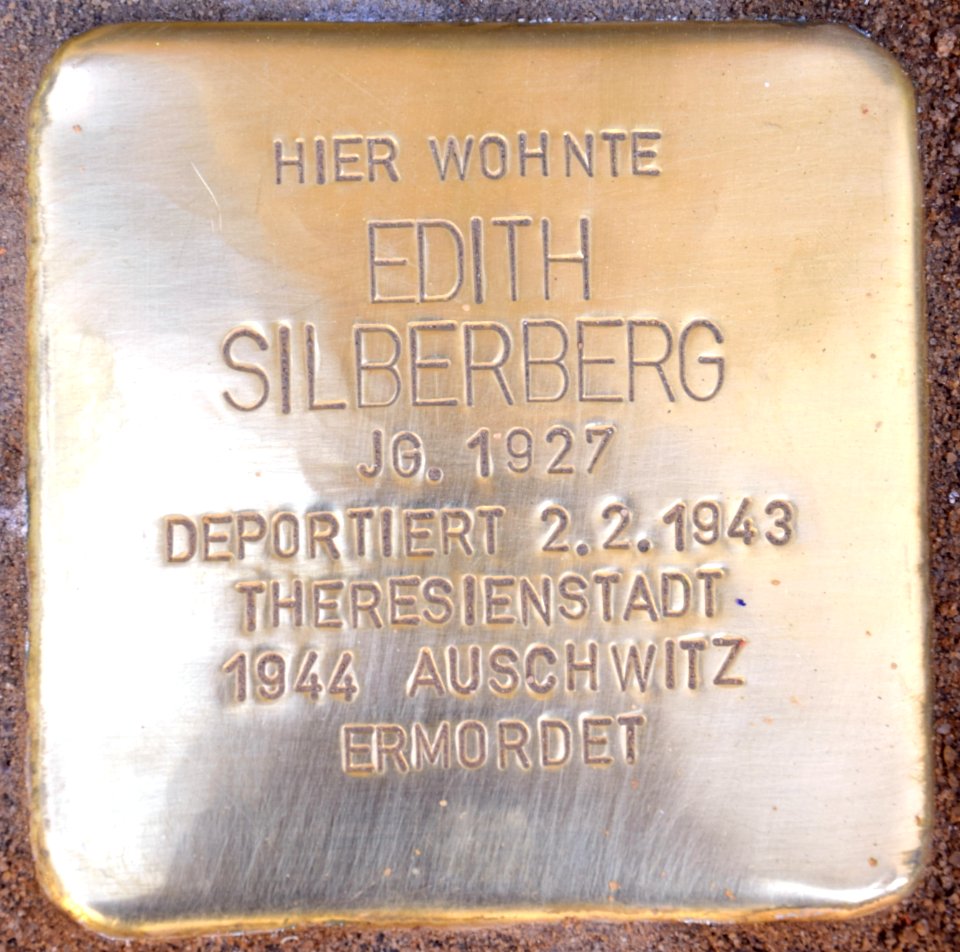 Berlin Stolperstein Edith Silberberg