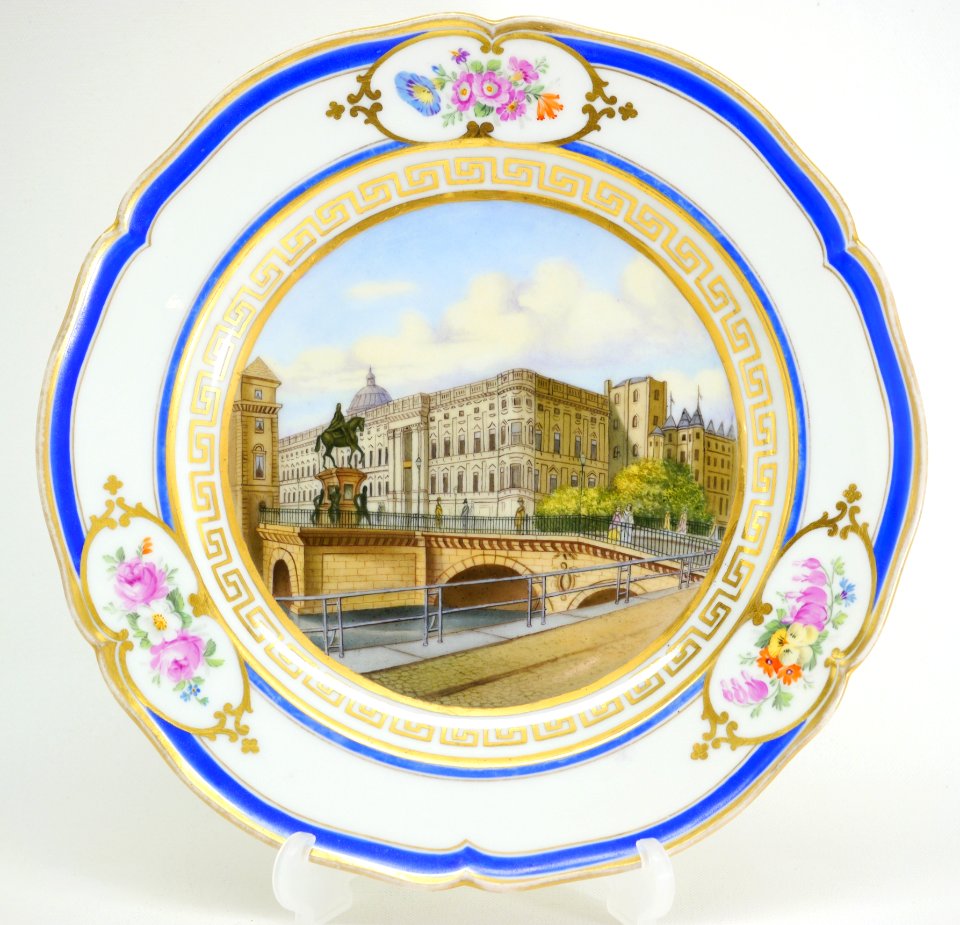 Berliner Schloss mit der langen Brücke-Freydanck