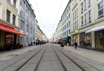 Berliner Straße, Görlitz - Blick richtung Postplatz