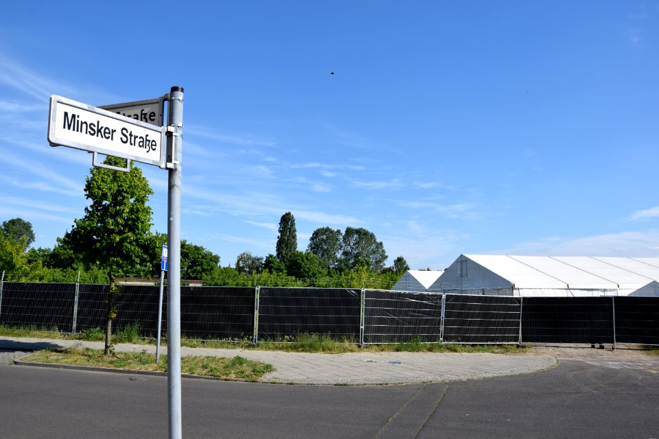 Berlin-Biesdorf Zelt AfD-Landesparteitag 6v7