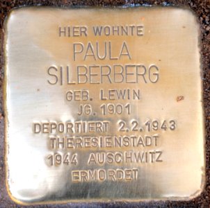 Berlin Stolperstein Paula Silberberg