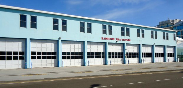 Bermuda (UK) photos number 64 fire station in downtown Hamilton photo