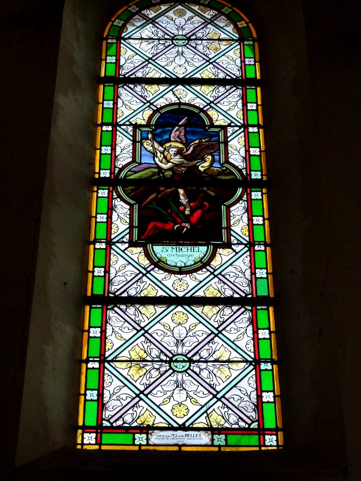 Bernières (Seine-Mar.) église vitrail 07